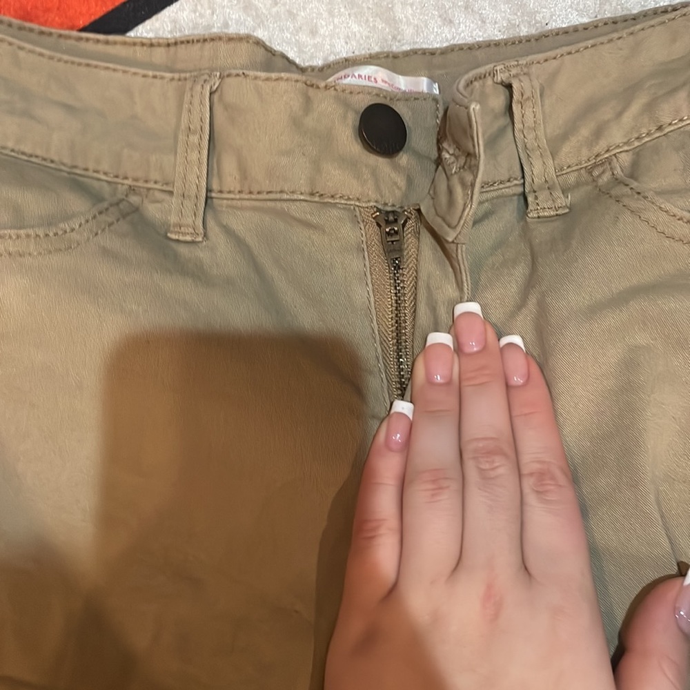 khaki shorts - Picture 2 of 3